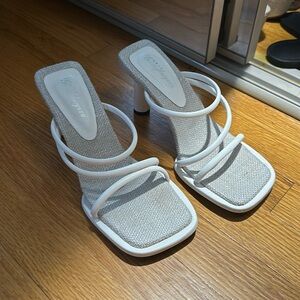 Square Toe Heeled Sandal